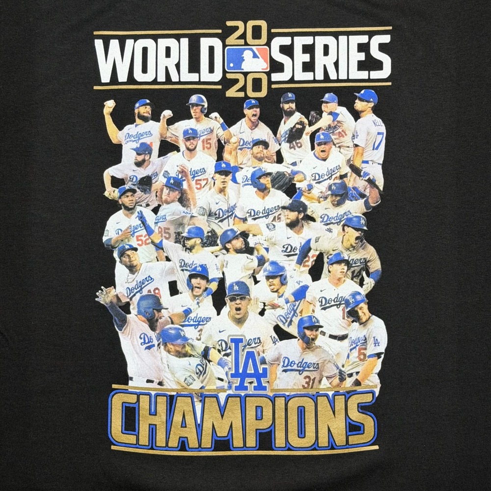 LA Dodgers 2020 world series champions shirt